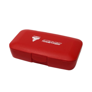 PILLBOX STRONGER TOGETHER RED