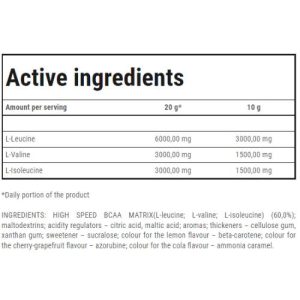 BCAA HIGH SPEED 10G