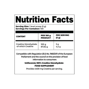SUPPLEMAN 100% PREMIUM CREATINE